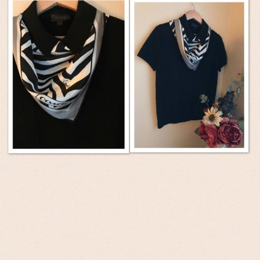 Coach Knitted Sweater Blouse Top